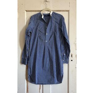 Polo Ralph Lauren Blue Striped Shirt Dress – Size 4